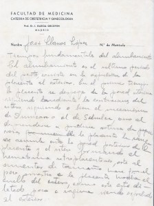 Apuntos de Obstetricia de D. José Llanos López