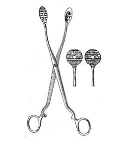 Pinza de ovario de Nelaton