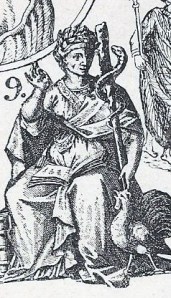 Esculapio de Epidauro. Grabado