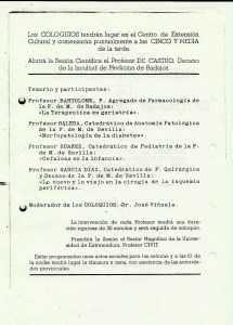 V Coloquios Médicos Quirúrgicos de Zafra 2