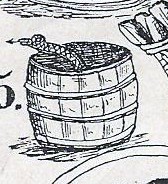 La vida saliendo del elemento agua. Grabado