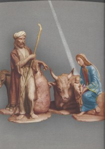 Felicitación de Navidad del Laboratorio médico ROCHE. Año 1950