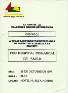 Plataforma Pro Hospital y Coloquios 2