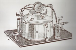 Aparato de eter de Mennell 001