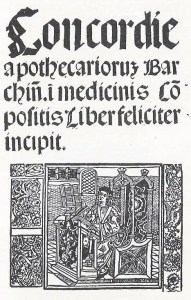 Farmacopea Concordie Apothecariorus