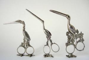 Pinza ombelicale cicogna - Pince ombilical cigogne - Birthing stork scissor