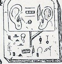 Tabla votiva egipcia