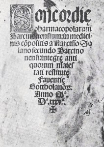 Concordie Pharmacopolarum 001