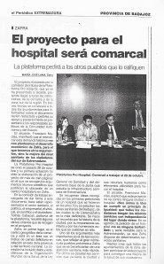 El proyecto del Hospital sera Comarcal 001