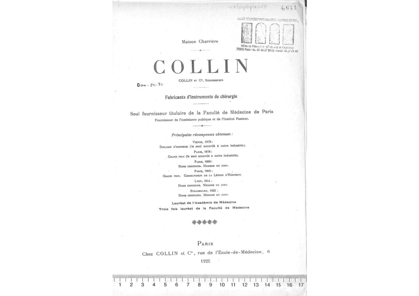 Per Collin Fabricante de espéculos vaginales Pierre Collin | Blog de Tomás Cabacas